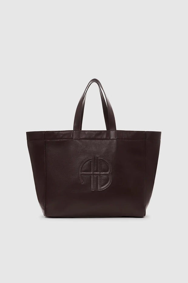 LARGE RIO TOTE - DARK BROWN