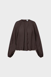 Giane Blouse Mocha Brown