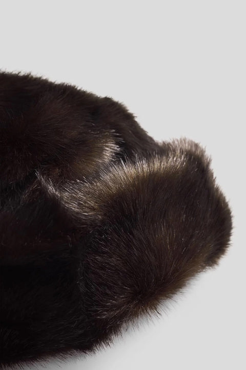 Stubai Faux Fur Hat Rich Brown