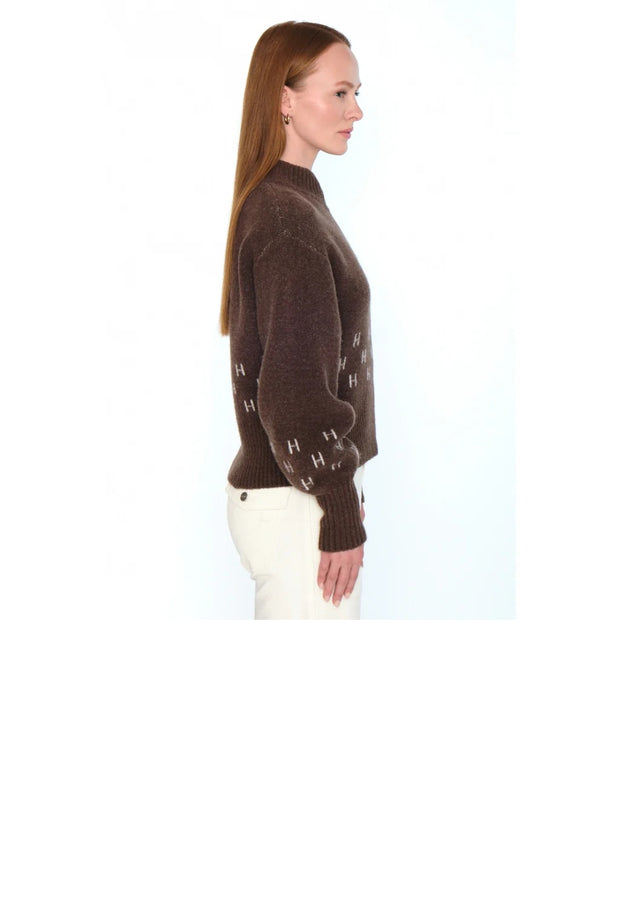 MÄRTHA Short Jacket - Dark Earth Brown