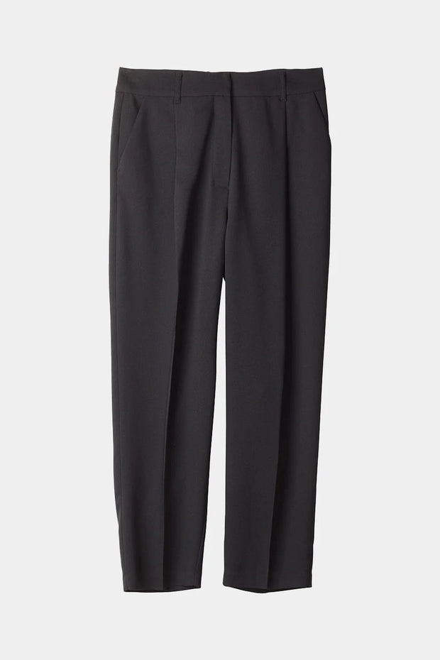 ANKLE LENGTH SUIT TROUSERS - BERGA BLACK