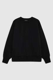 ALTO SWEATSHIRT FRAMED MONOGRAM - BLACK