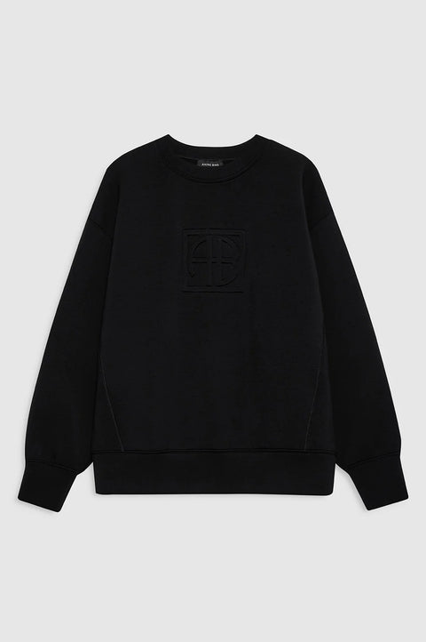 ALTO SWEATSHIRT FRAMED MONOGRAM - BLACK