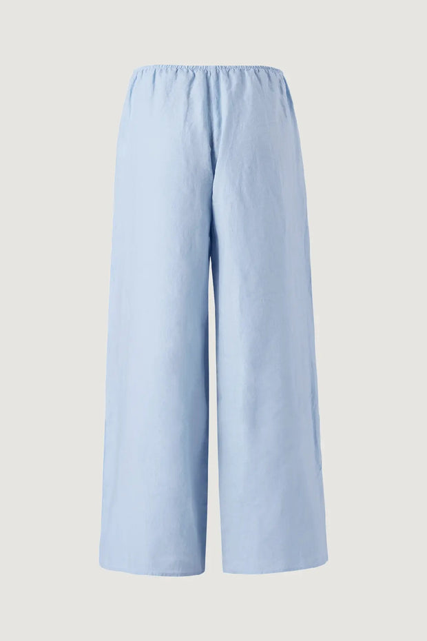 LINEN SAILOR PANT LIGHT BLUE