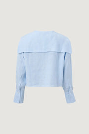 LINEN SAILOR SHIRT LIGHT BLUE