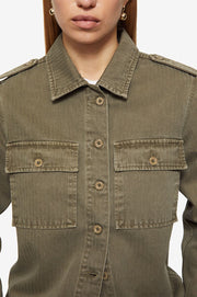CAMERON TOP - ARMY GREEN