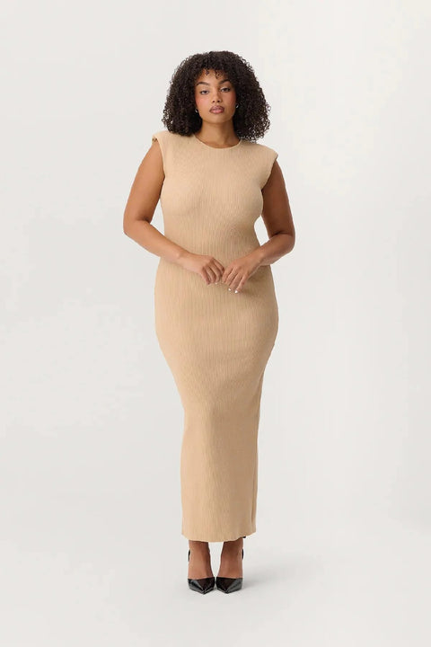 ALLORA DRESS SAND