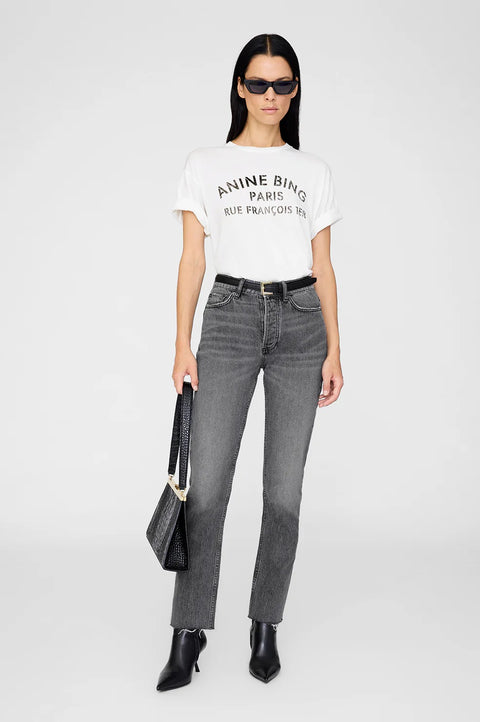 COHEN TEE PARIS STENCIL - IVORY