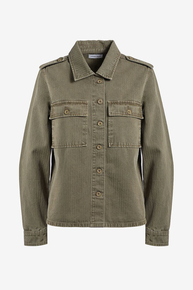 CAMERON TOP - ARMY GREEN