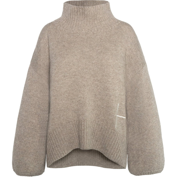 GIANNA Sweater Light Brown Melange