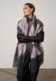 Bacon Knit Blouse - Grey