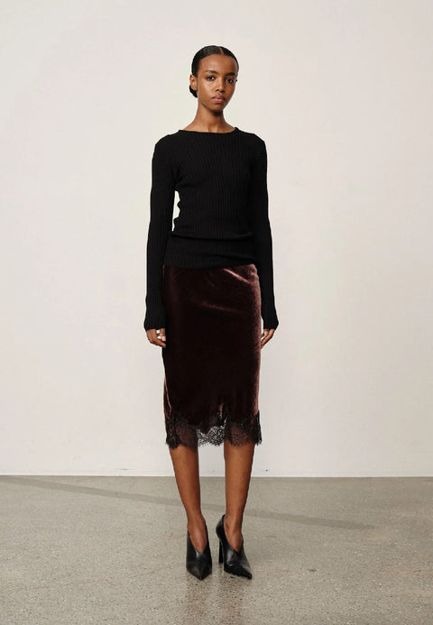 Tess Skirt - Brown