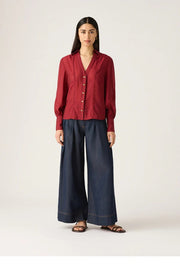 Astra Blouse - wine