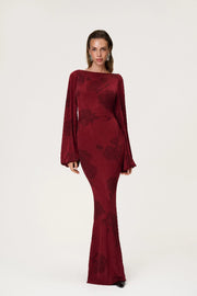 Rennes Maxi Dress Burnt Sienna