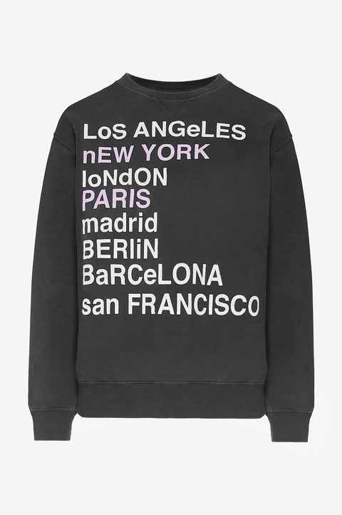 CITY LOVE SWEATSHIRT - CHARCOAL