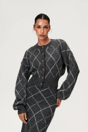 Merano Cardigan Dark Grey