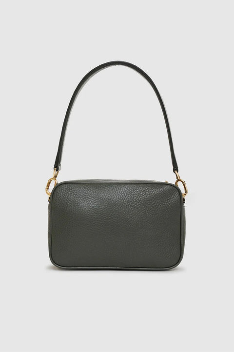 LILI BAG - DUSTY GREEN PEBBLED