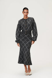 Merano Cardigan Dark Grey