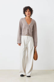 CARDIGAN GALIEGA TAUPE