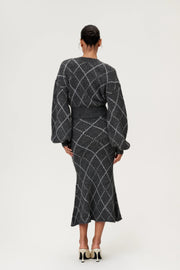 Merano Cardigan Dark Grey