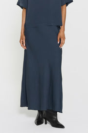 Tyne Satin Skirt Future Dusk
