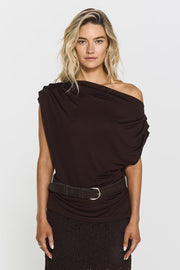 Narina Top Mocha Brown