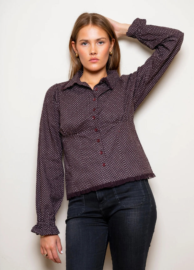 Live Blouse Cocoa Poplin