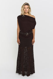 Narina Top Mocha Brown