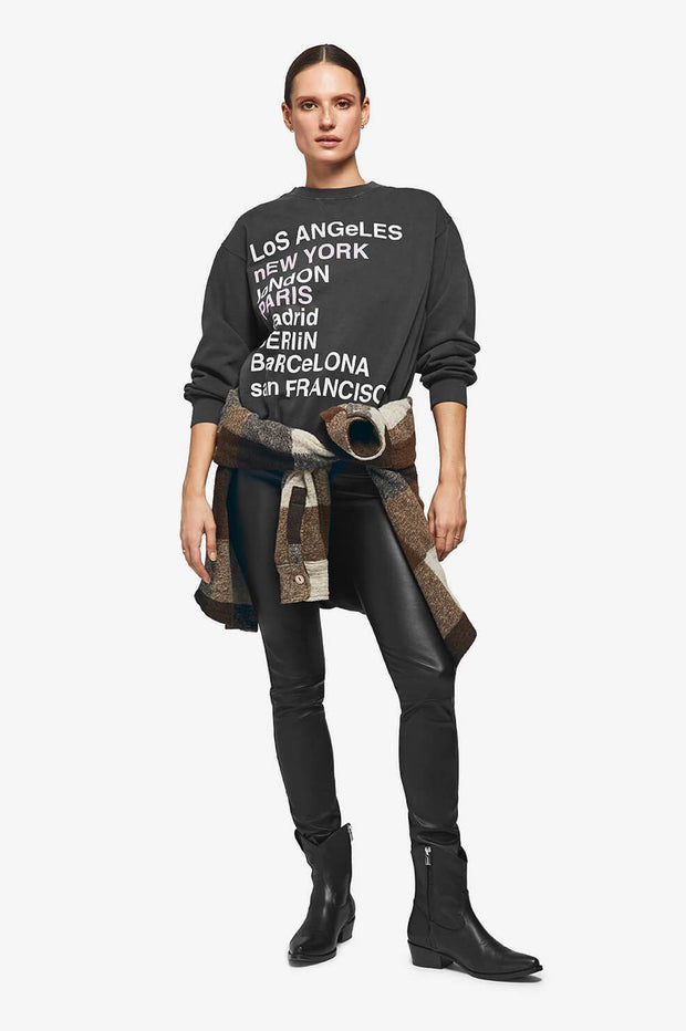 CITY LOVE SWEATSHIRT - CHARCOAL