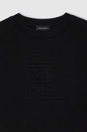 ALTO SWEATSHIRT FRAMED MONOGRAM - BLACK