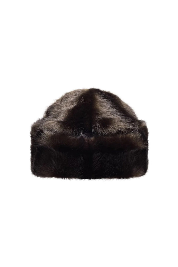 Stubai Faux Fur Hat Rich Brown