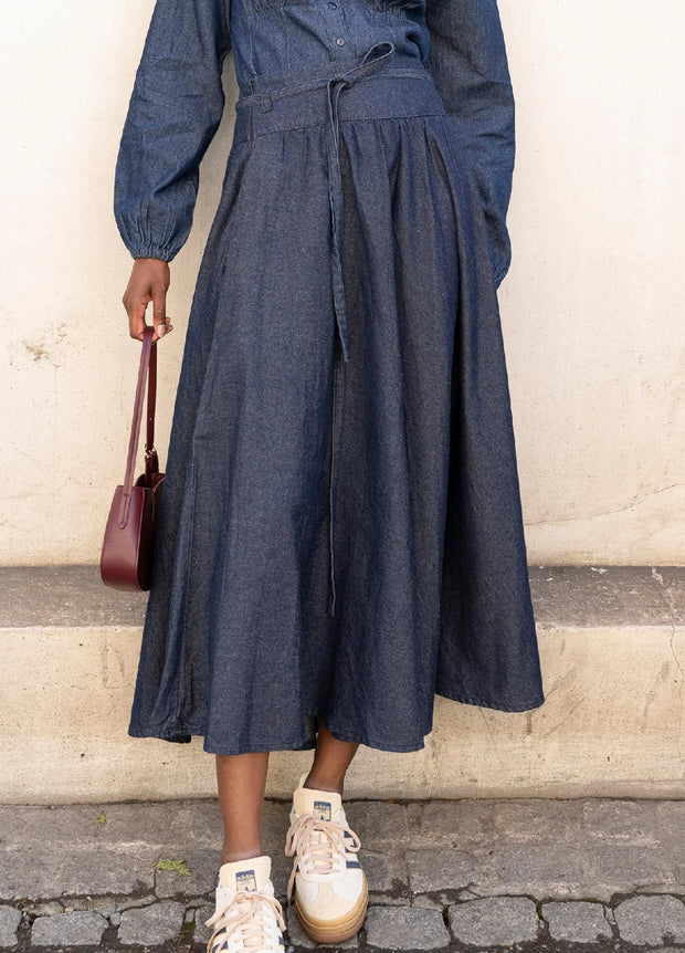Astrid Skirt Dark Denim