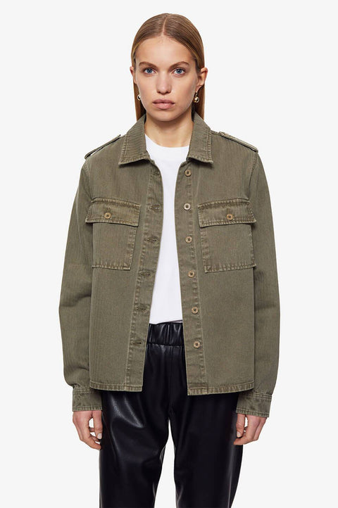 CAMERON TOP - ARMY GREEN