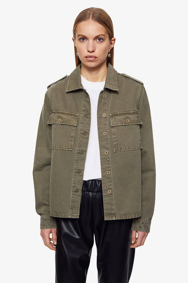 CAMERON TOP - ARMY GREEN
