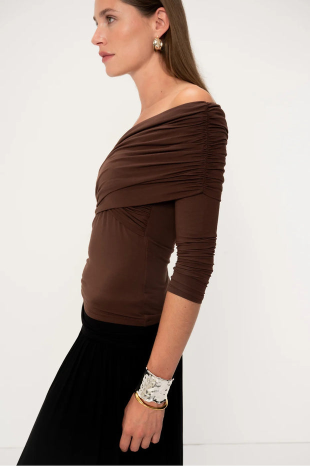 Boxus topp Walnut