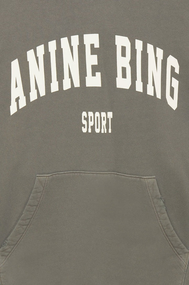 ANINE BING HARVEY SWEATSHIRT - DUSTY OLIVE