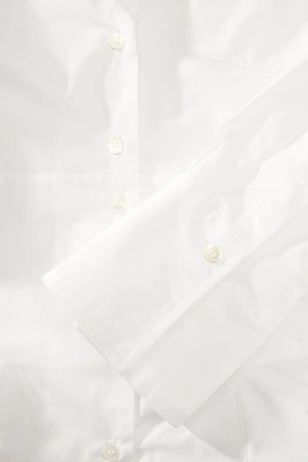 POPLIN SAILOR DRESS WHITE