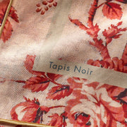 Light Red Flower Toile Scarf