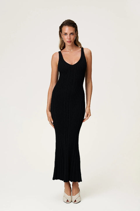 Lugo Slip Dress Black