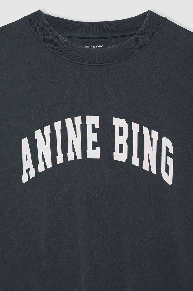 ANINE BING TYLER SWEATSHIRT - WASHED BLACK