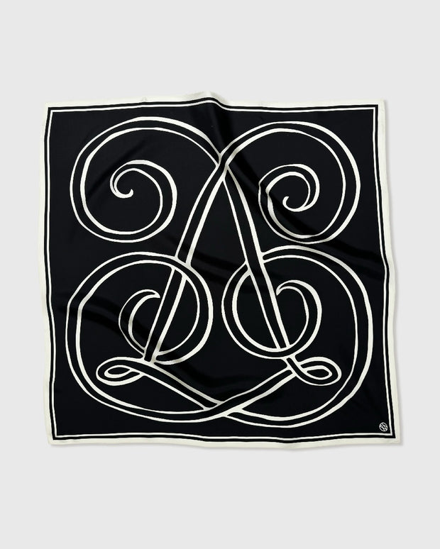 MONOGRAM LARGE | BLACK | 80 CM