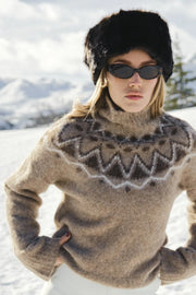 Stubai Faux Fur Hat Rich Brown