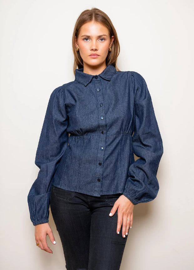 Live Blouse Dark Denim