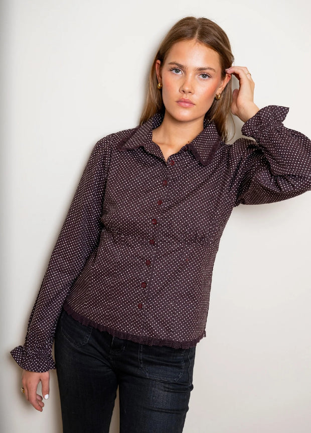 Live Blouse Cocoa Poplin