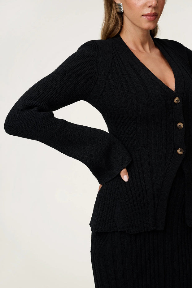 Lugo Cardigan Black