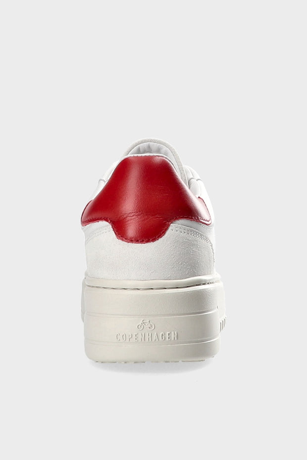 CPH72 leather mix white/red