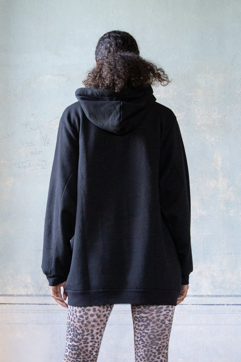 SUPER OVERSIZED HOODIE Black