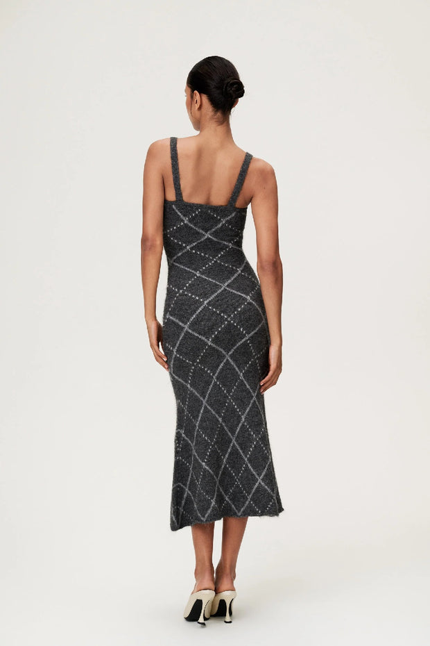 Merano Dress Dark Grey