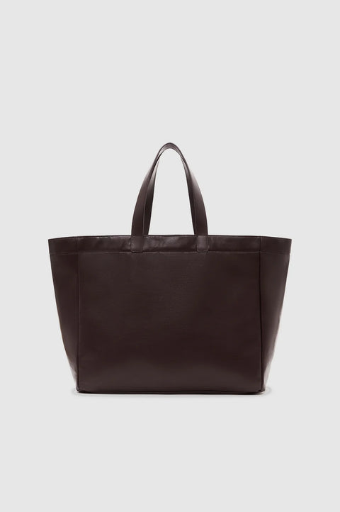 LARGE RIO TOTE - DARK BROWN