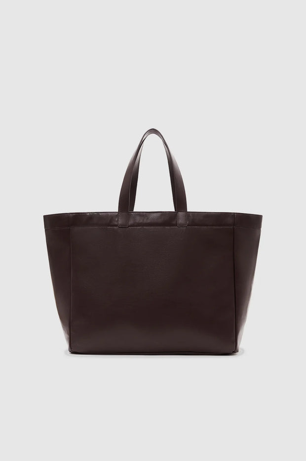 LARGE RIO TOTE - DARK BROWN